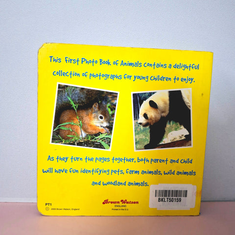 First Photo Book Of Animals - BKLT50159