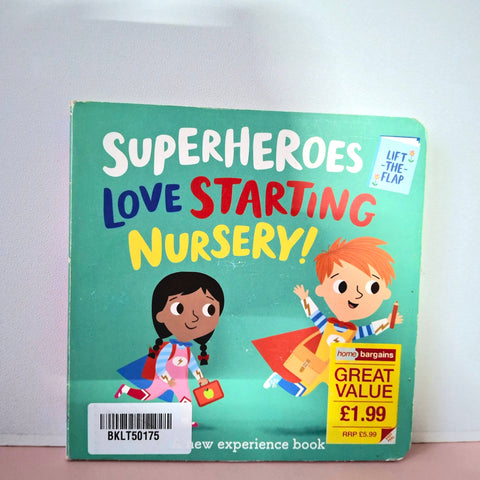 Super Heroes Love Starting Nursery - BKLT50175