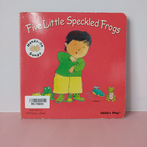 Five Little Specked Frog - BKLT50224