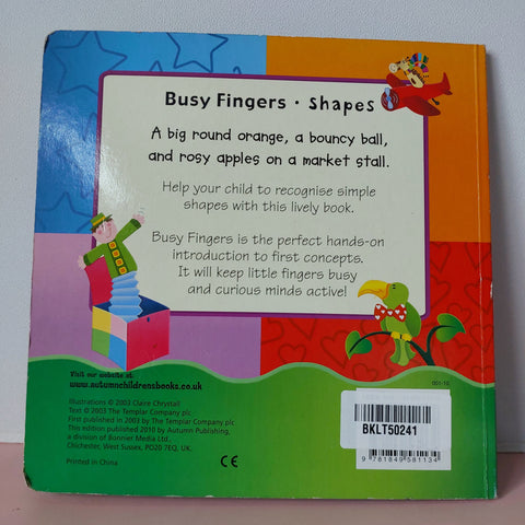 Shapes Busy Fingers - BKLT50241