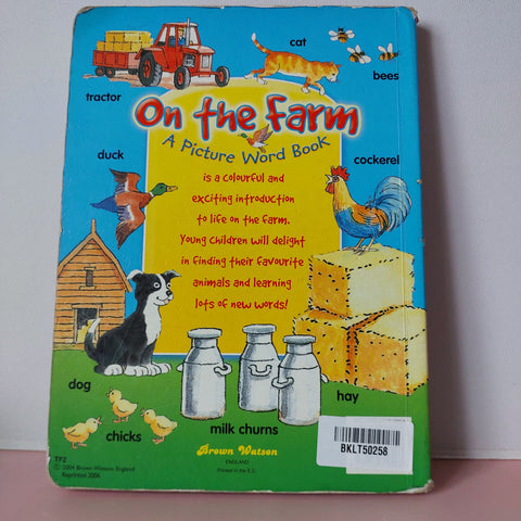 On The Farm A Picture Word Book - BKLT50258