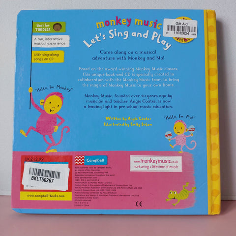 Monkey Music Lets Sing And Play - BKLT50267