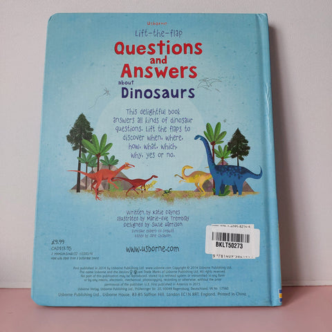 Questions And Answers About Dinosaurs - BKLT50273