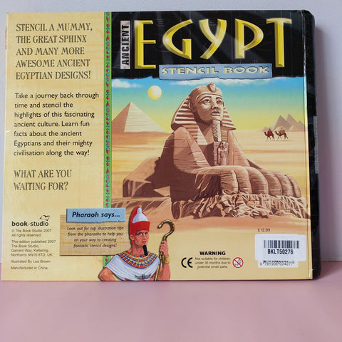 Egypt Stencil Book - BKLT50276