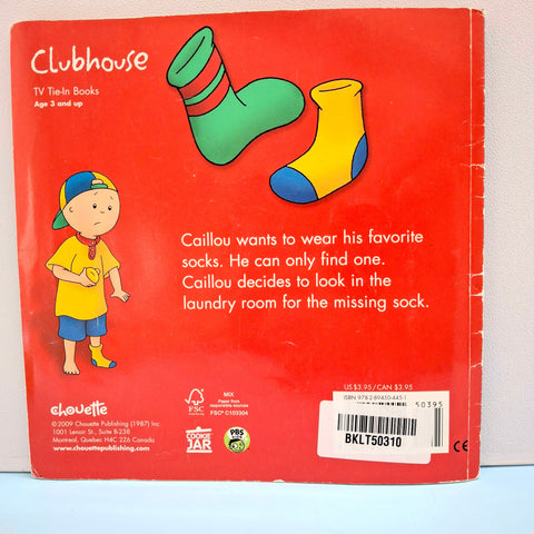 Caillou The Missing Sock - BKLT50310