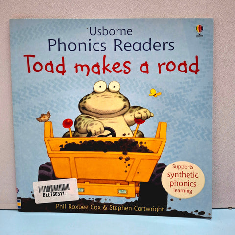 Usborne Phonics Readers Toad Makes A Road - BKLT50311