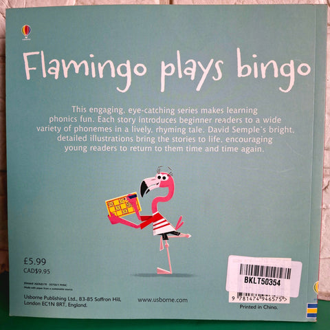 Flamingo Plays Bingo - BKLT50354