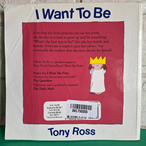 I Want To Be Tony Ross - BKLT50355