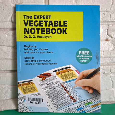 The Expert Vegetable Note Book - BKLT50369