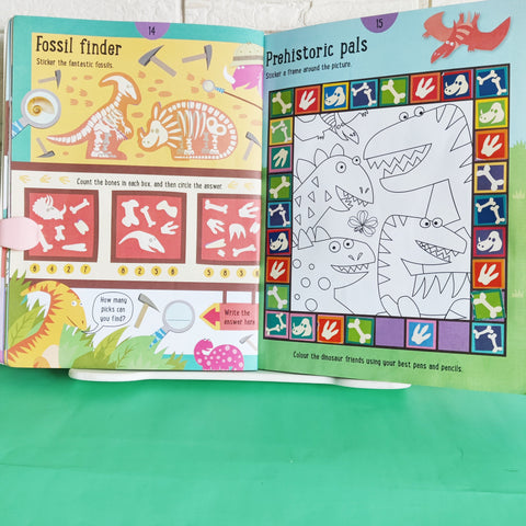 Dinosaurs Sticker Activity Book - BKLT50404