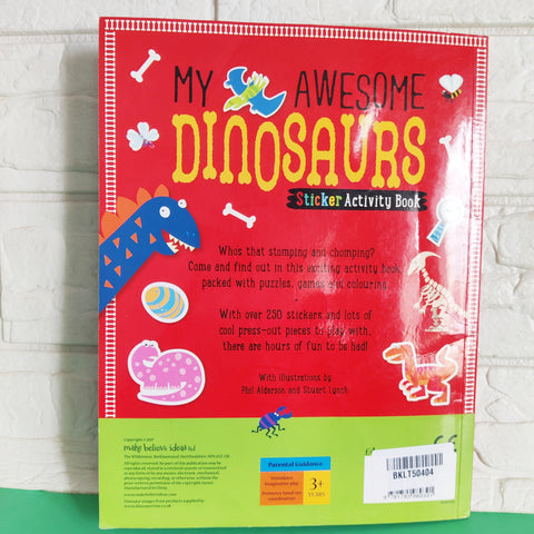 Dinosaurs Sticker Activity Book - BKLT50404