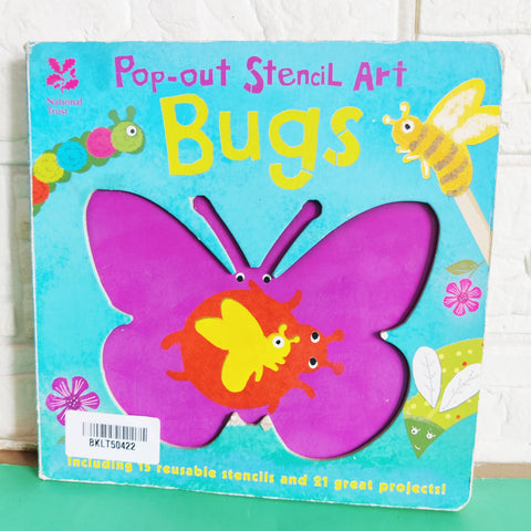 Pop Out Stencil Art Bugs - BKLT50422