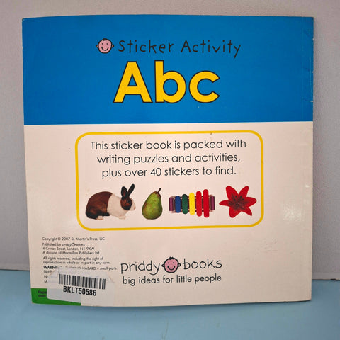 Sticker Activity Abc - BKLT50586