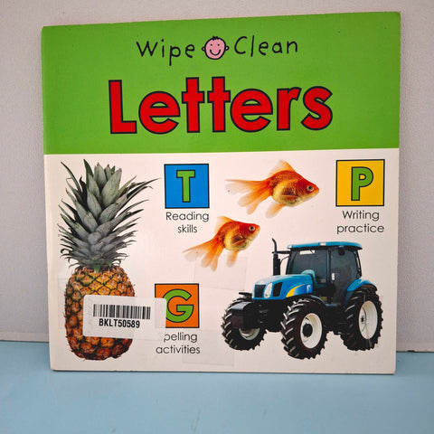 Wipe Clean Letters - BKLT50589