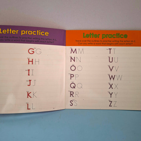 Wipe Clean Letters - BKLT50589