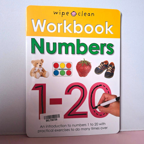 Wipe Clean Work Book Numbers - BKLT50736