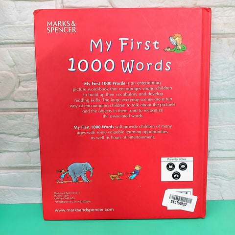 My Firrs 1000 Words - BKLT50822