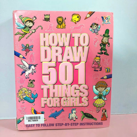 How To Drawn 501 Things Do Girls - BKLT50829