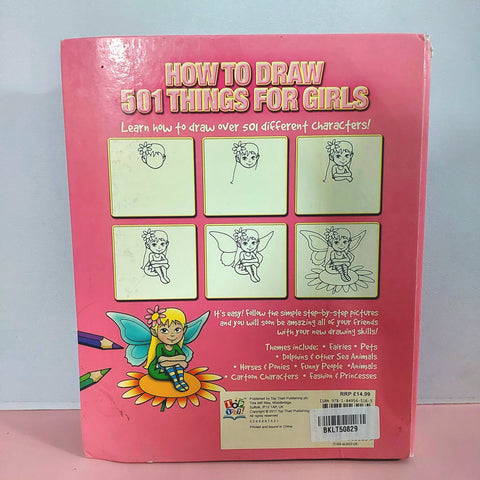 How To Drawn 501 Things Do Girls - BKLT50829