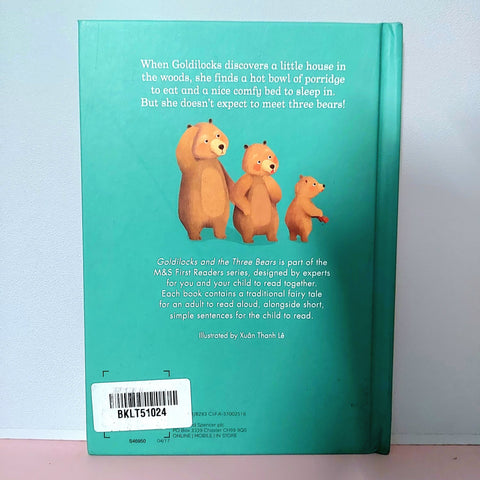 Goldi Locks And The Three Bears - BKLT51024