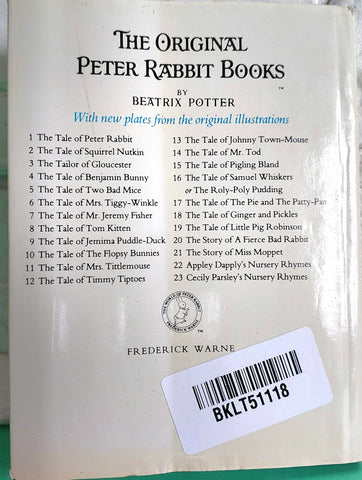 The Tale Of Petter Rabbit - BKLT51118