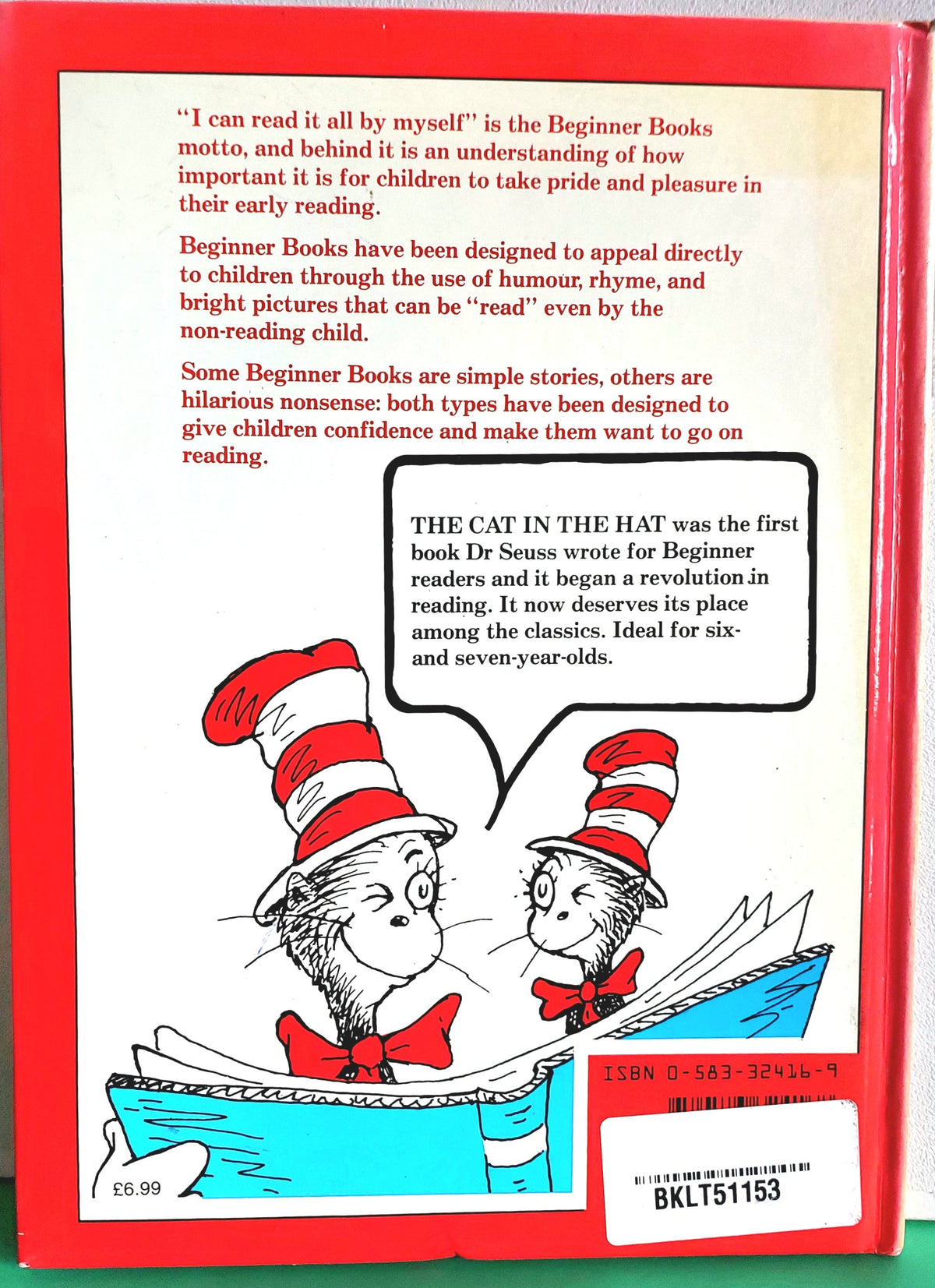 The Cat In The Hat - BKLT51153