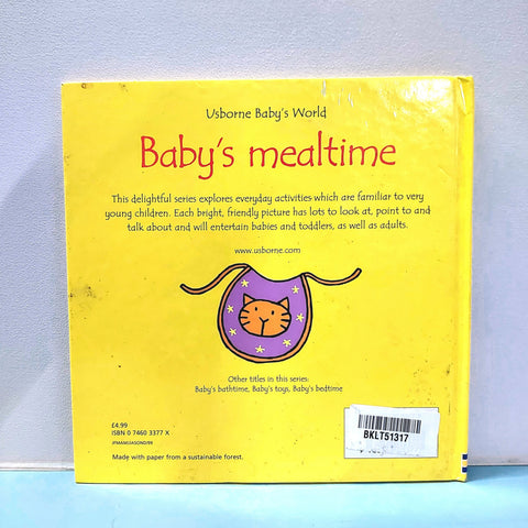 The Usborne Baby'S Meal Time - BKLT51317