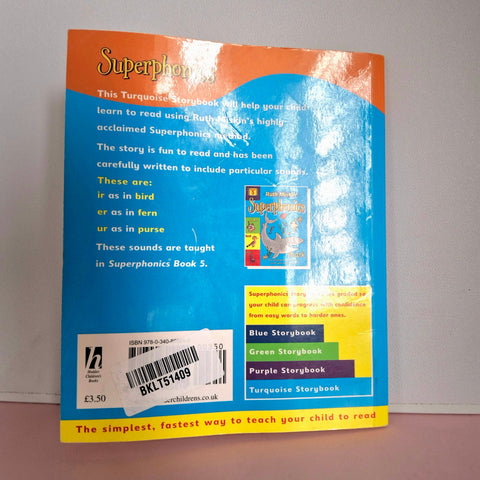 Super Phonics Turquoise Story Book - BKLT51409