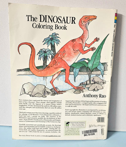 The Dinosaur Coloring Book - BKLT51535