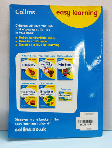 Handwriting Workbook - BKLT51549