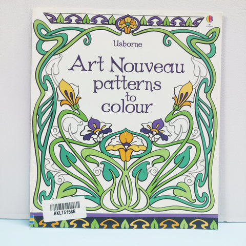 Art Nouveae Potterns To Colour - BKLT51586