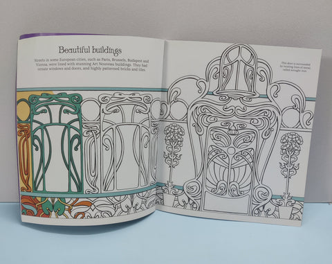 Art Nouveae Potterns To Colour - BKLT51586