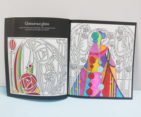 Art Nouveae Potterns To Colour - BKLT51586