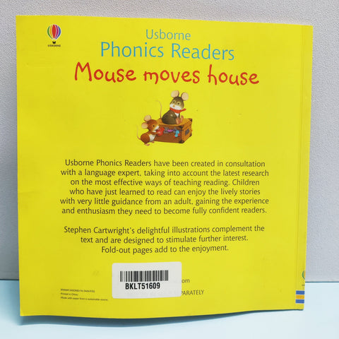 Phonics Readers Mouse Moves House - BKLT51609