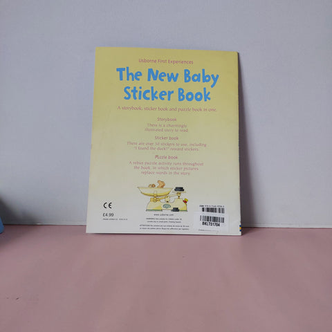 The New Baby Sticker Book - BKLT51704