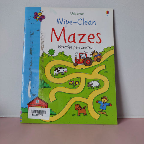 Wipe Clean Mazes - BKLT51711
