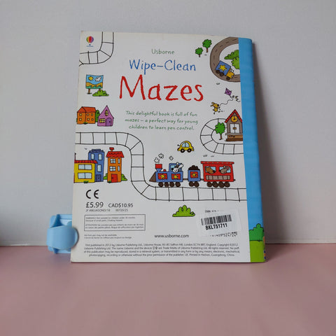 Wipe Clean Mazes - BKLT51711