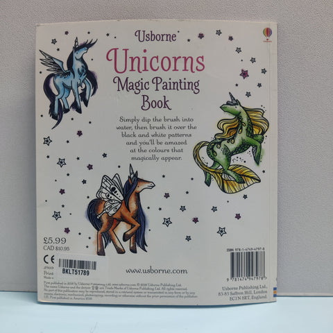 Usborne Unicorns Magic Painting Book - BKLT51789
