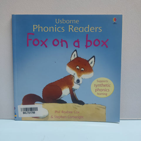 Usborne Phonics Reader Fox On A Box - BKLT51799