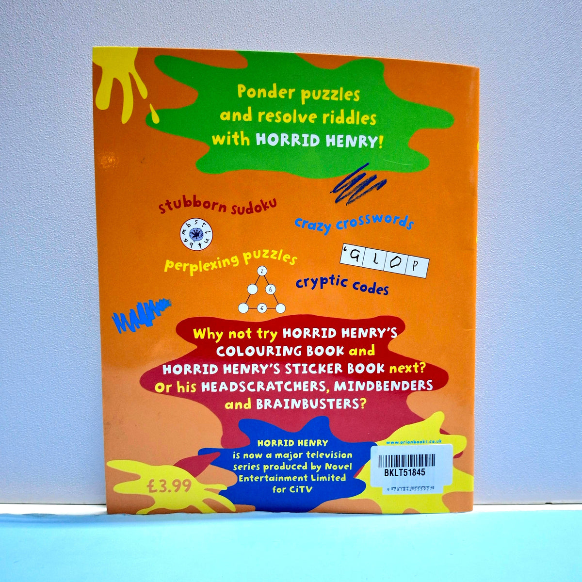 Horrid Henry'S Puzzle Book - BKLT51845