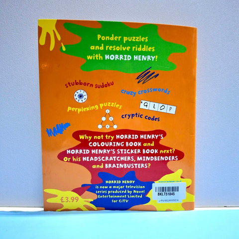 Horrid Henry'S Puzzle Book - BKLT51845