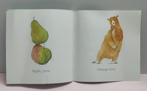 Orange Pear Apple Bear - BKLT51875