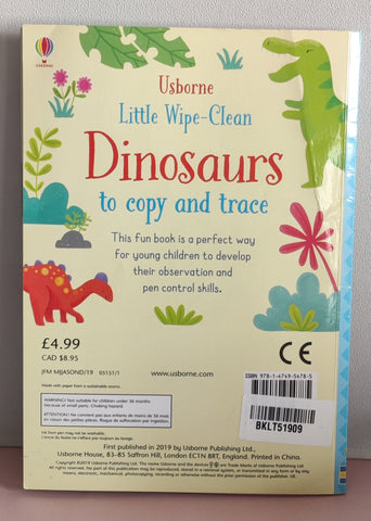 Dinosaurs To Copy And Trace - BKLT51909