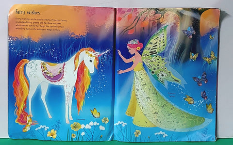 Sticker Dolly Dressing Rainbow Unicorn - BKLT52050
