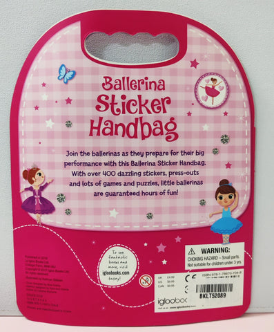 Ballerina Sticker Handbag - BKLT52089