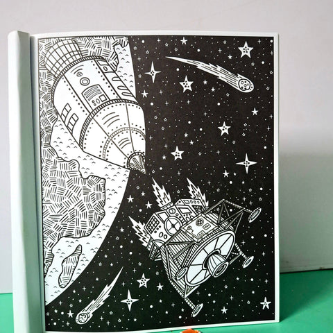 Space Magic Painting Book - BKLT52142