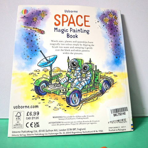 Space Magic Painting Book - BKLT52142