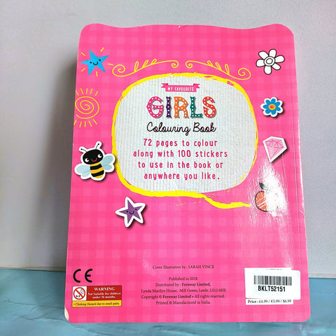 Girls Colouring Book - BKLT52151