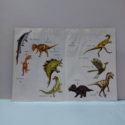 Dinosaur Sticker Book - BKLT52172