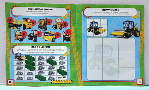 Trucks Sticker And Activity Fun - BKLT52179